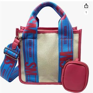 Steve Madden Bwebber Tote Bag - viral on Tik Tok (BNWT) Cotton candy